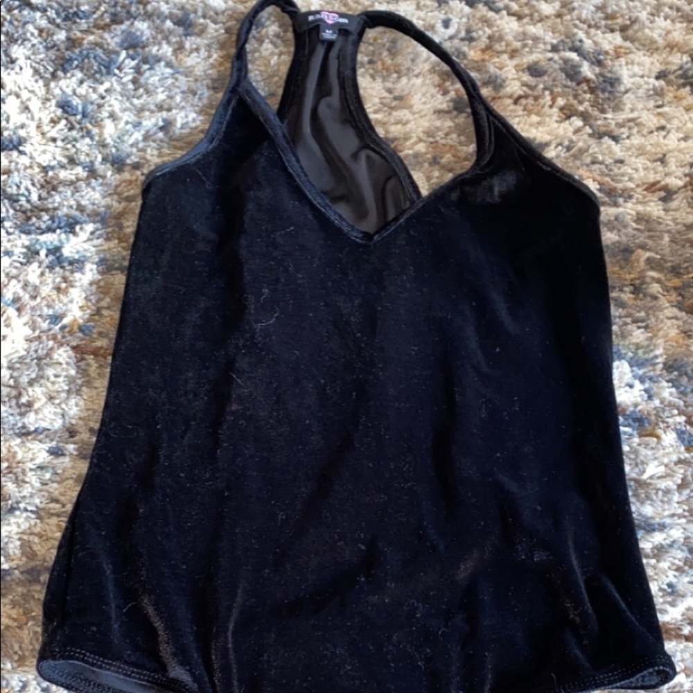 Velvet body suit